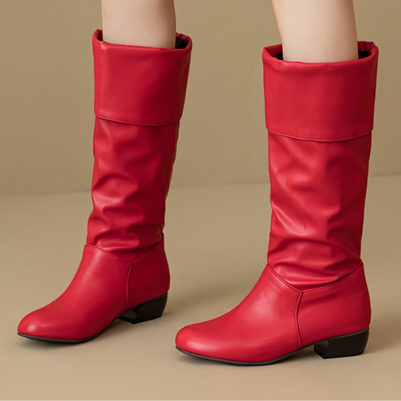 Sewing Fleece - Stivali alti al ginocchio slip on