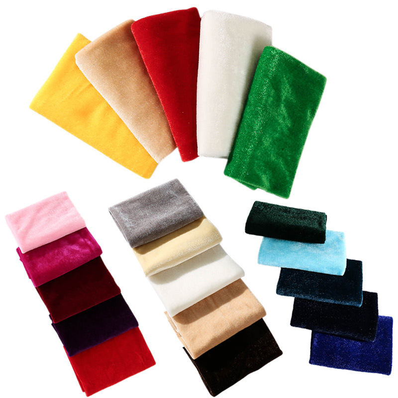 Sewing Velvet Fabric - 5 pz 50x50cm tessuto di velluto