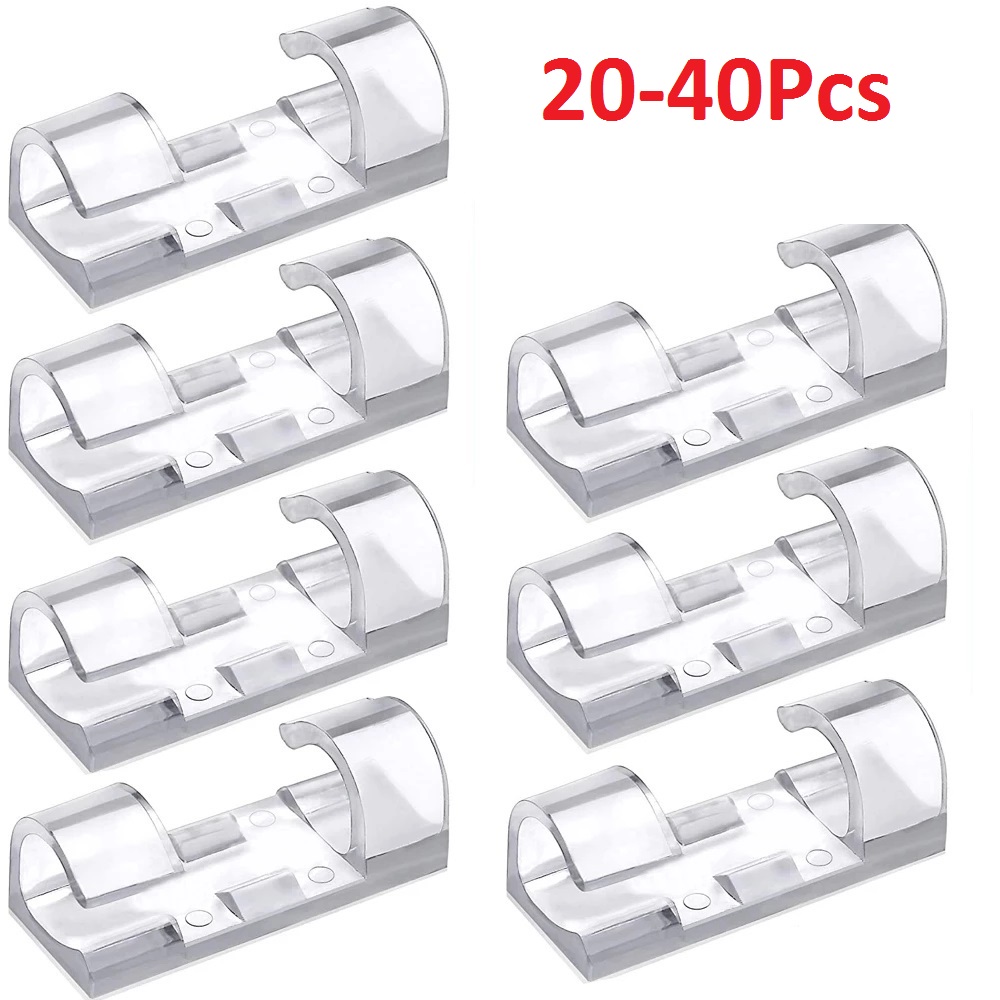Bobbin Organizer Box - 40PCS Organizzatore di cavi Clip Gestione