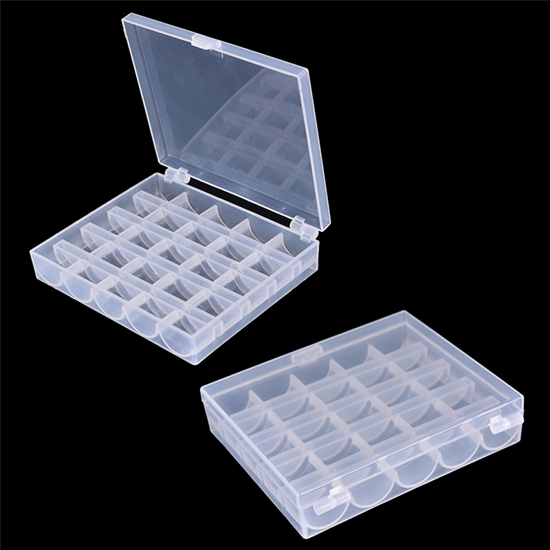 Bobbin Organizer Box - 25 bobine bobine vuote custodia organizzatore