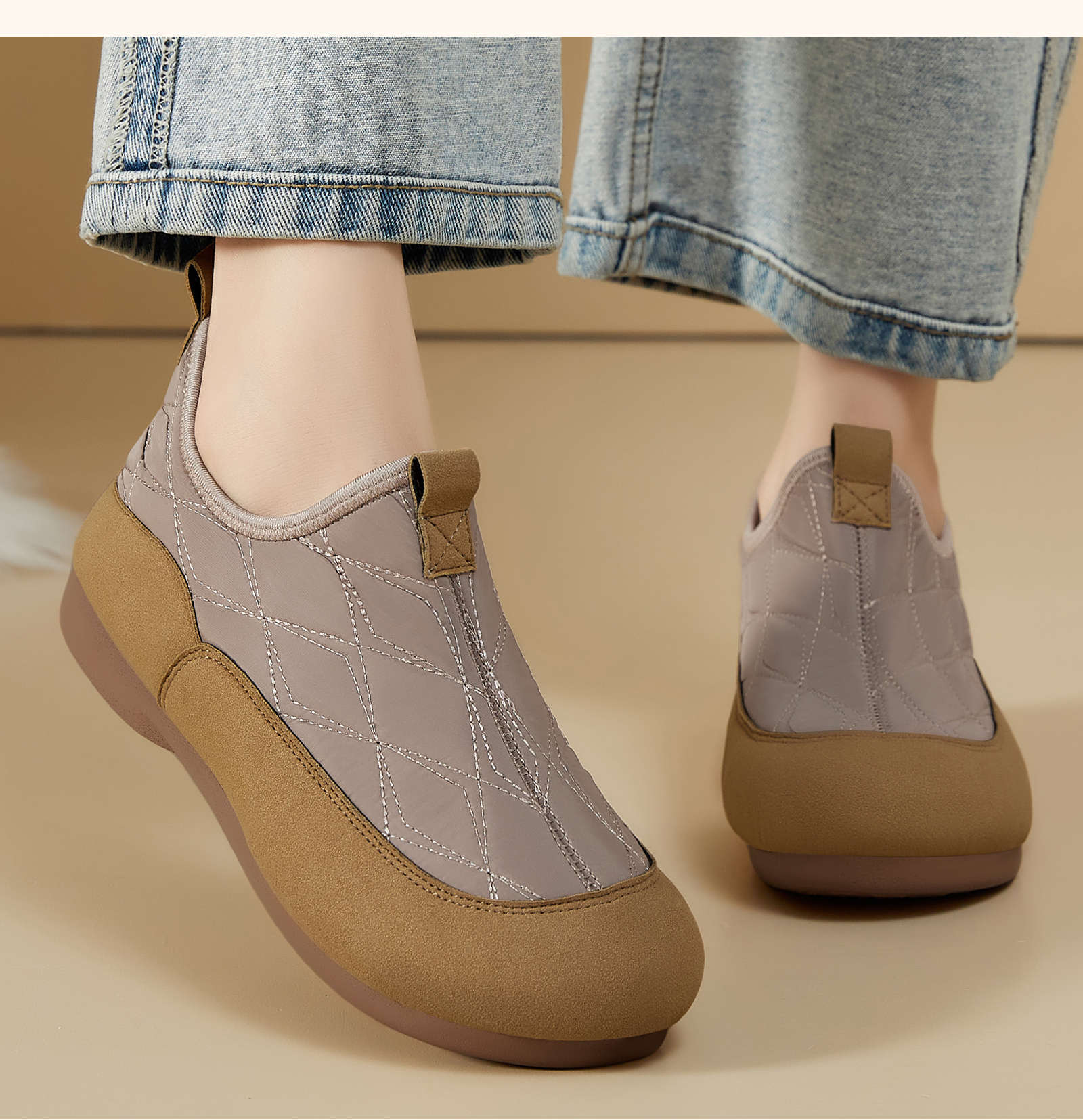 Sewing Fleece - Scarpe invernali da donna, calde, foderate