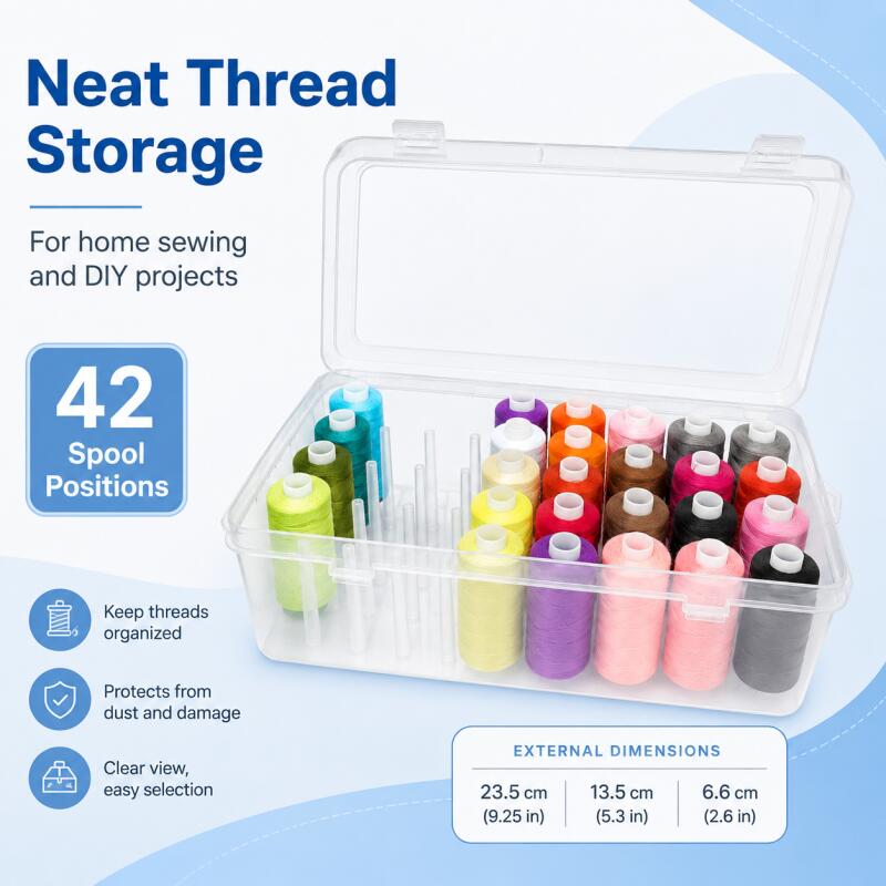 Bobbin Organizer Box - Scatola Porta Fili da Cucito con