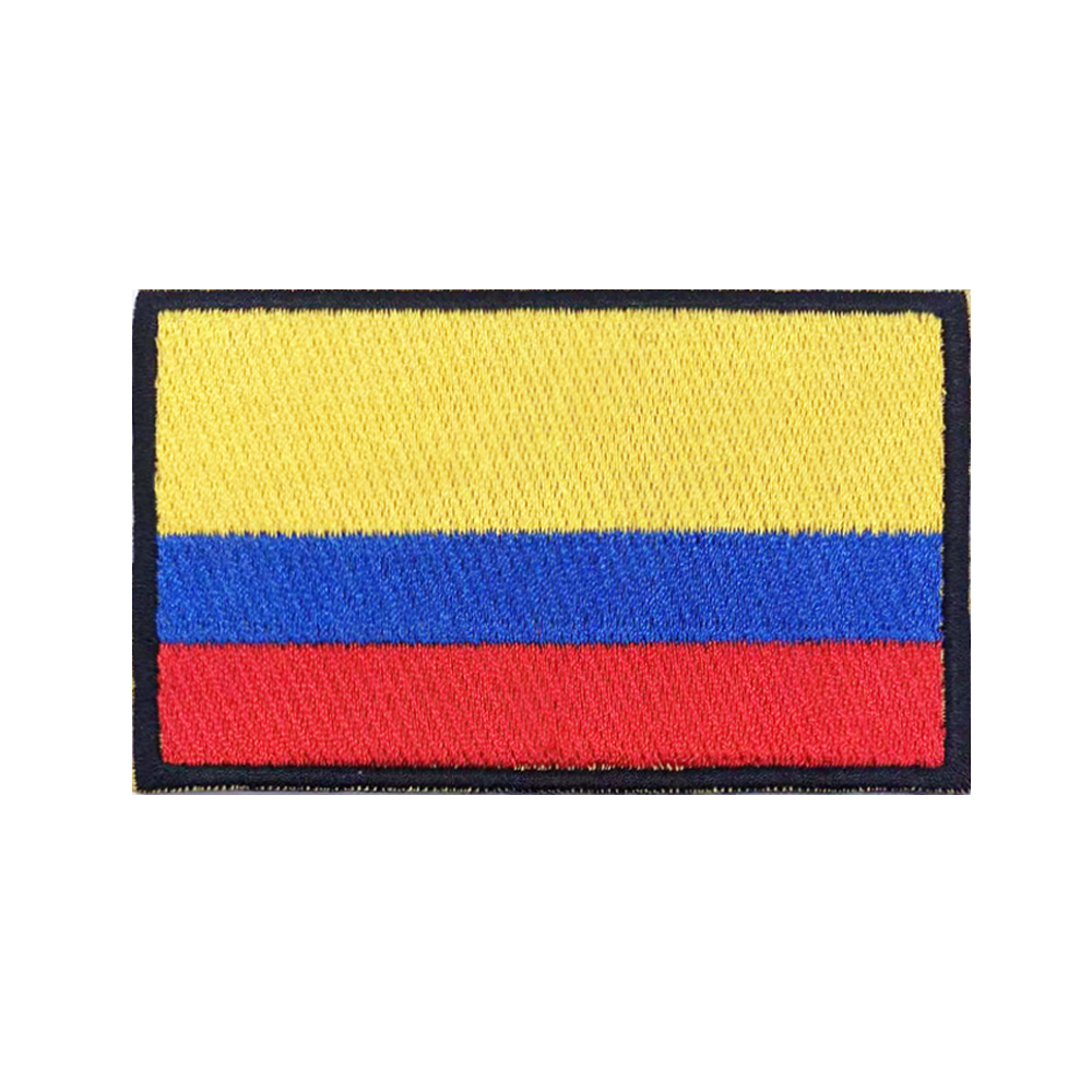 Velcro Sew On - Bandiera della Colombia Toppe da braccio