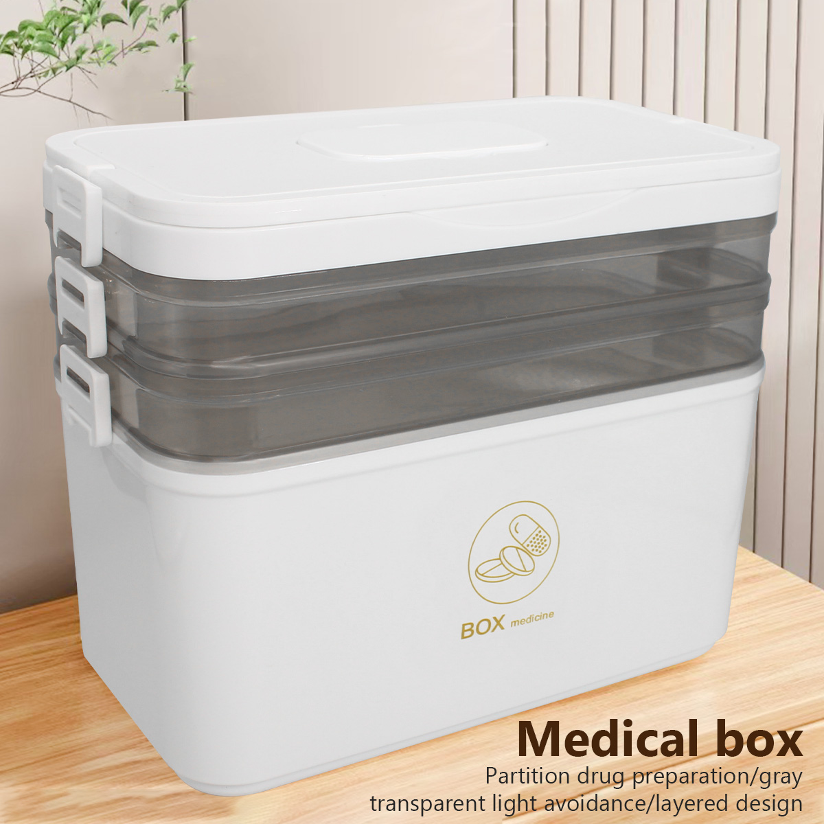 Bobbin Organizer Box - Scatola per medicinali portatile di grande