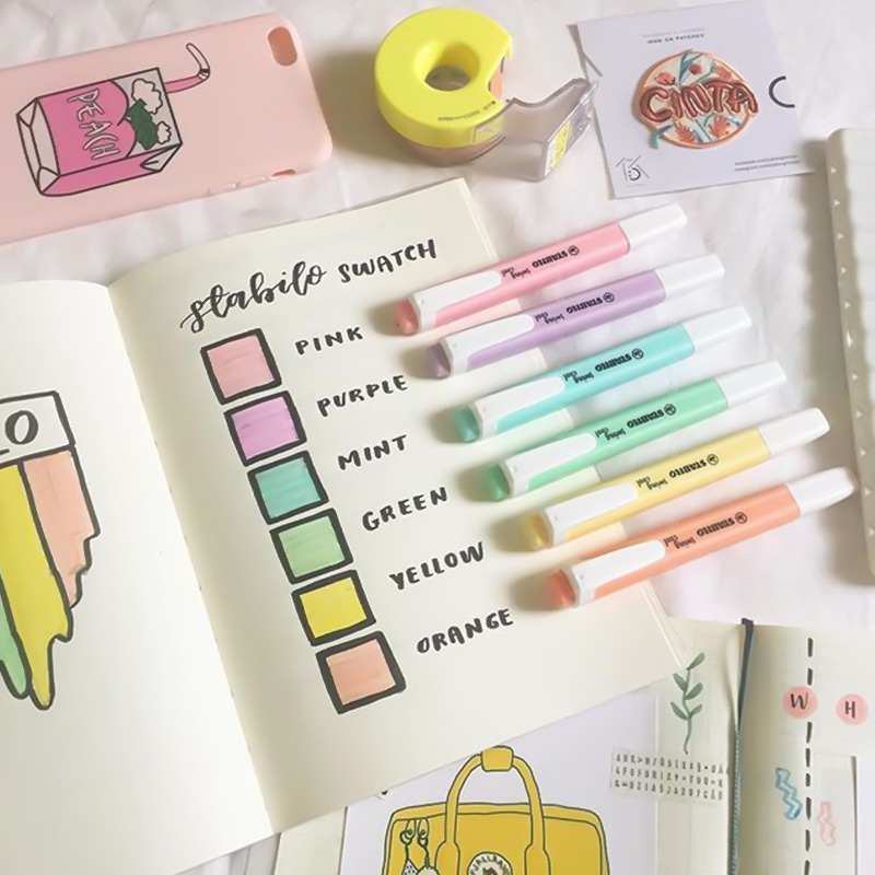 6 Pcs STABILO Highlighter 275  - Stabilo Marker Boss recensione e prezzo