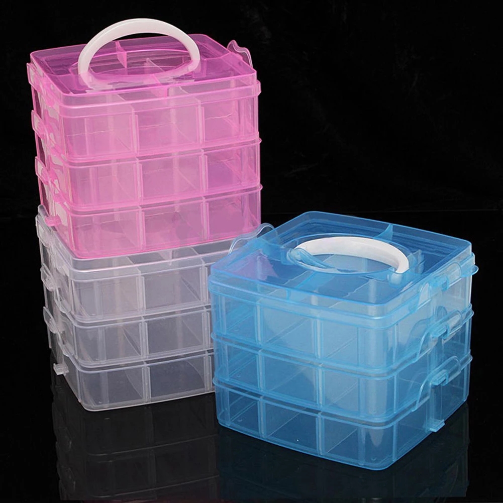 3 strati 18 scomparti scatola  - Bobbin Organizer Box recensione e prezzo