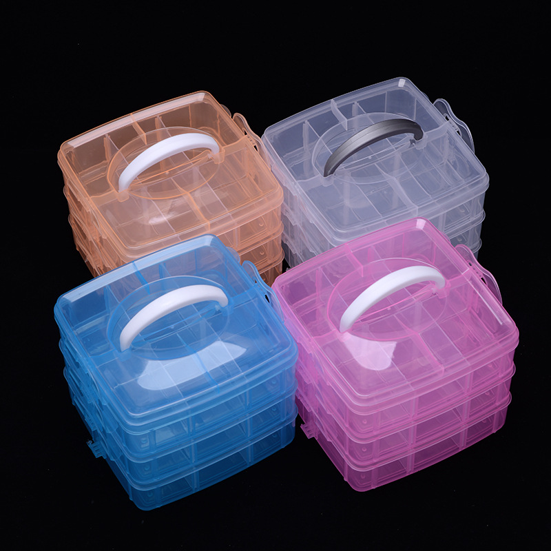 3 strati 18 scomparti scatola  - Bobbin Organizer Box recensione e prezzo
