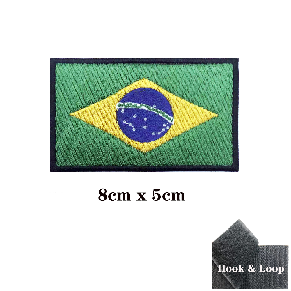 Bandiera brasiliana brasile Pa - Velcro Sew On recensione e prezzo