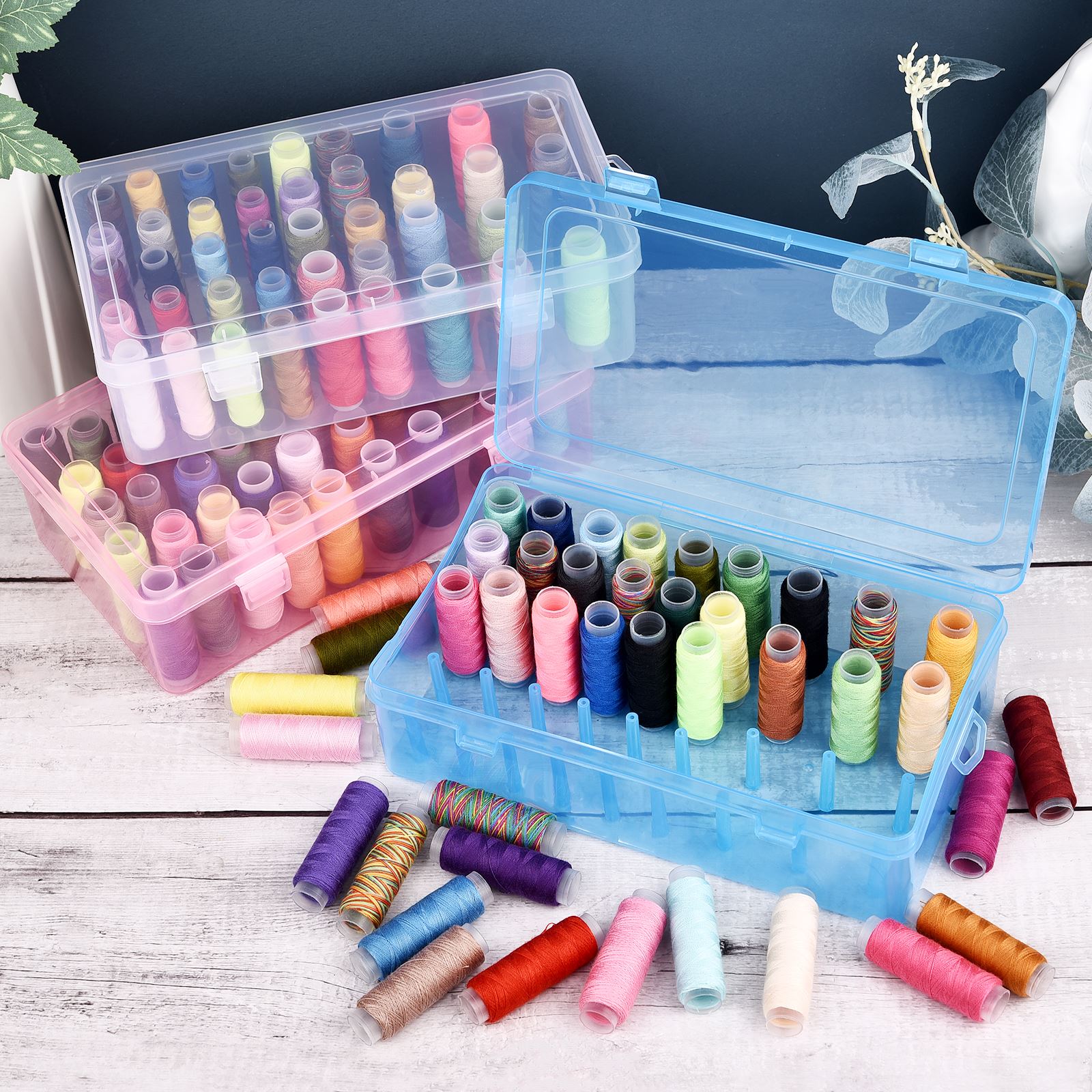 42 Assi Filo Per Cucire Scatol - Bobbin Organizer Box recensione e prezzo