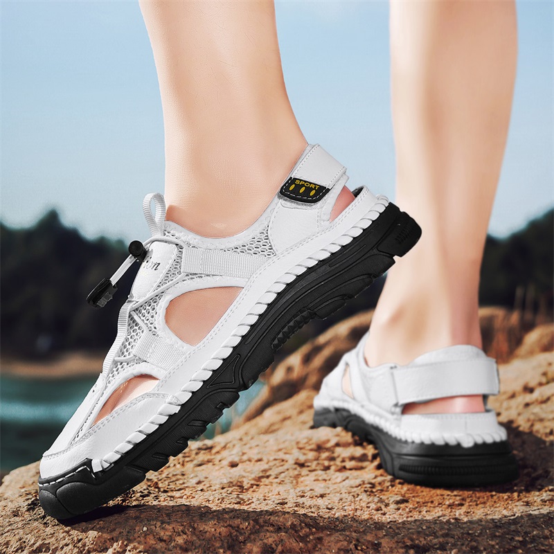 Sandali da uomo semplici con s - Velcro Sew On recensione e prezzo