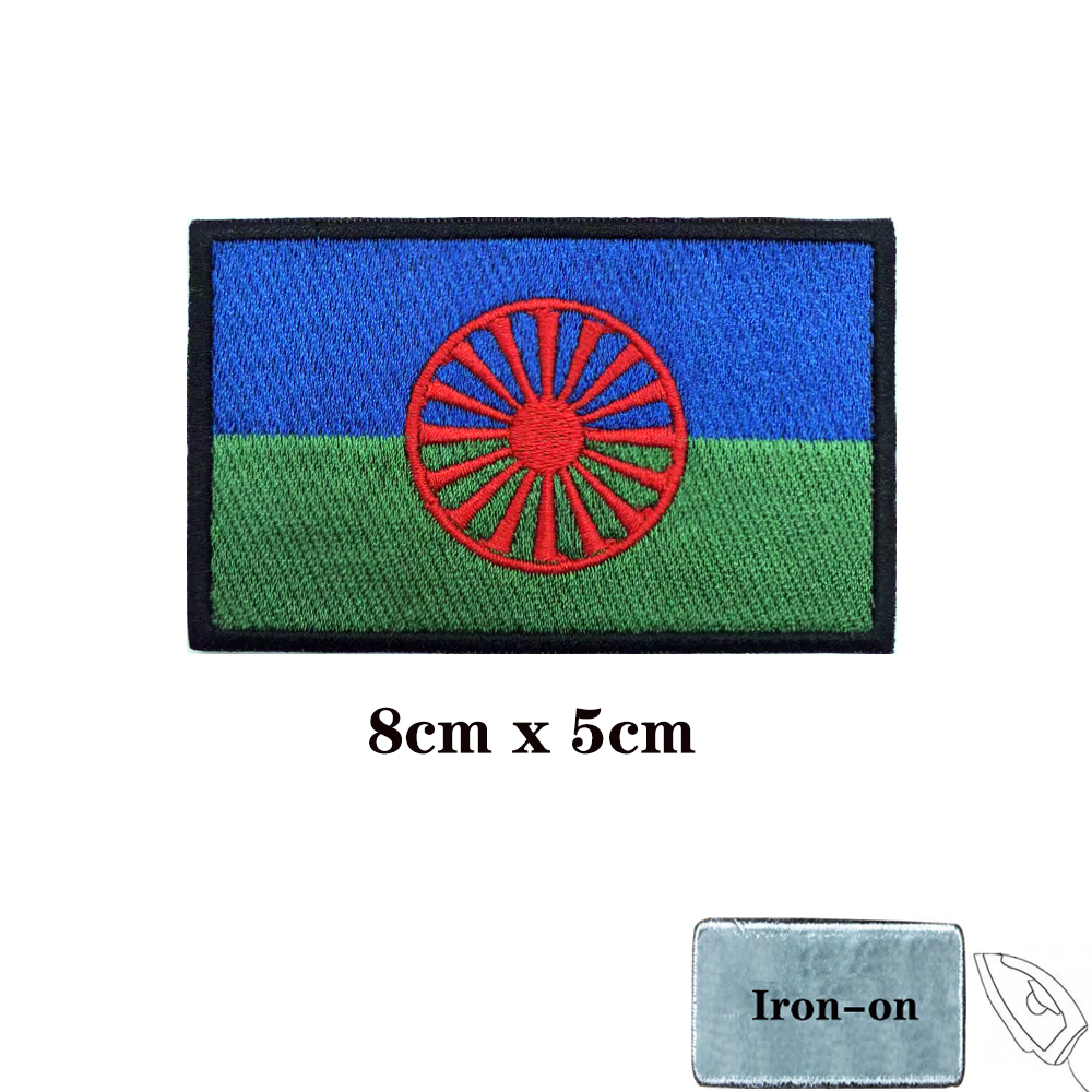 Rom Gypsy Flag Of The Romani T - Velcro Sew On recensione e prezzo
