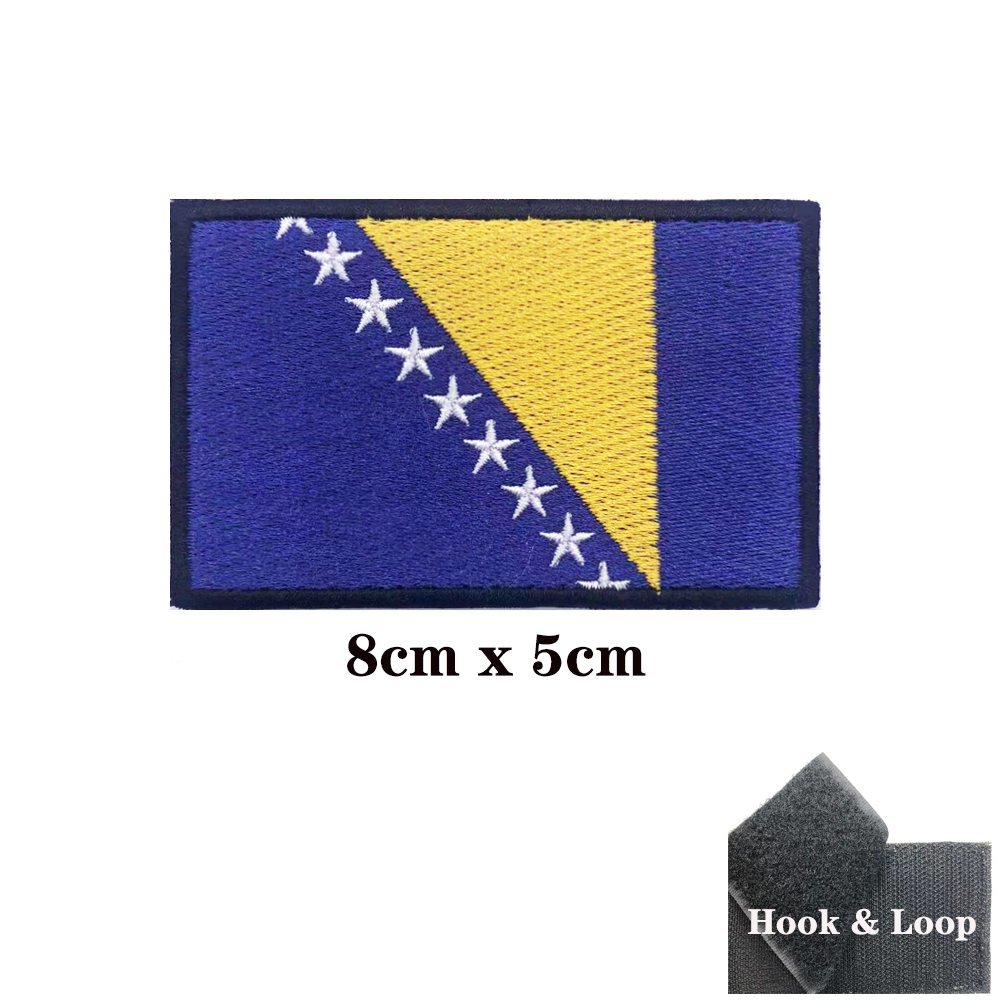 1PC Bandiera della Bosnia ed E - Velcro Sew On recensione e prezzo