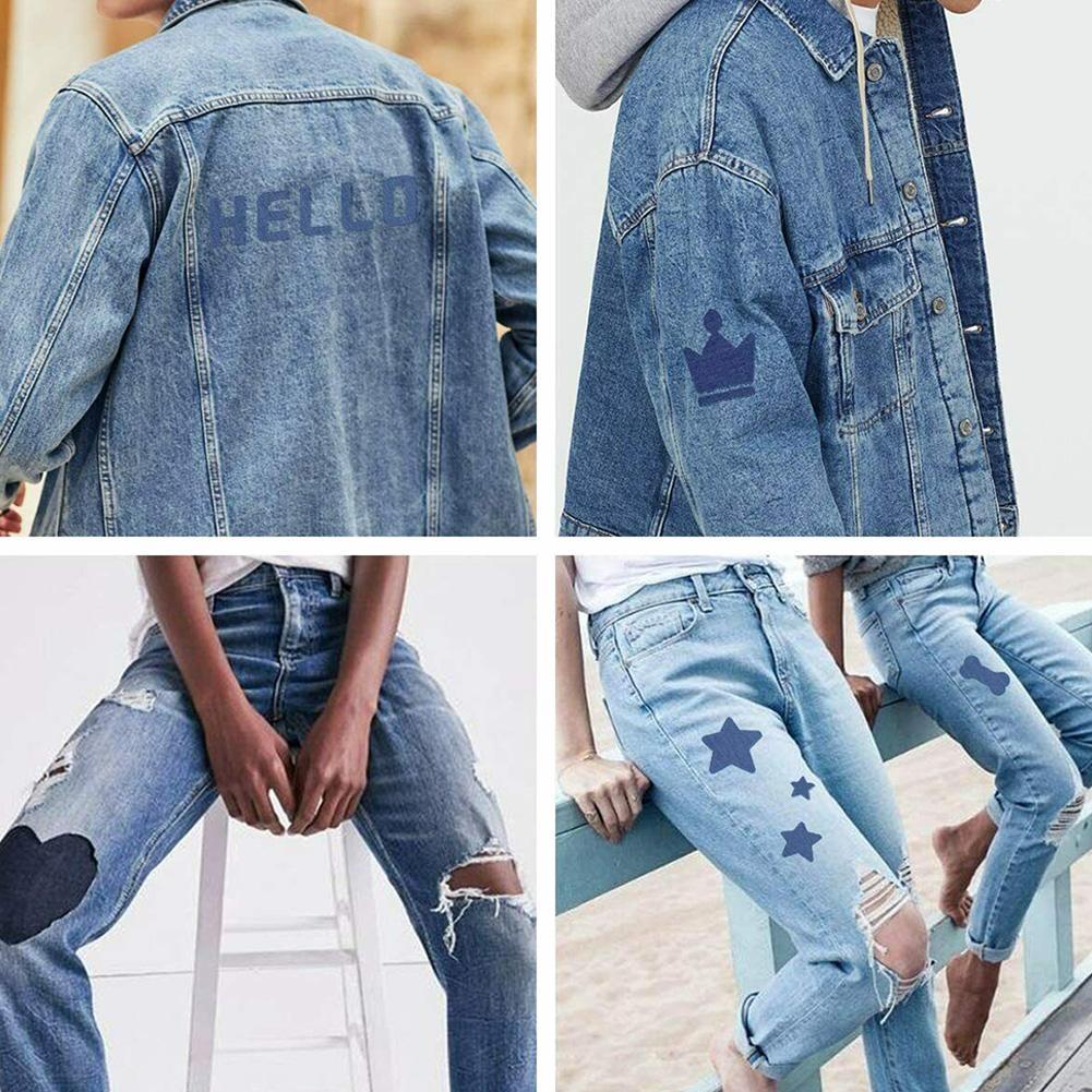 20 pz Denim Taglio Pezzo Ferro - Velcro Sew On recensione e prezzo