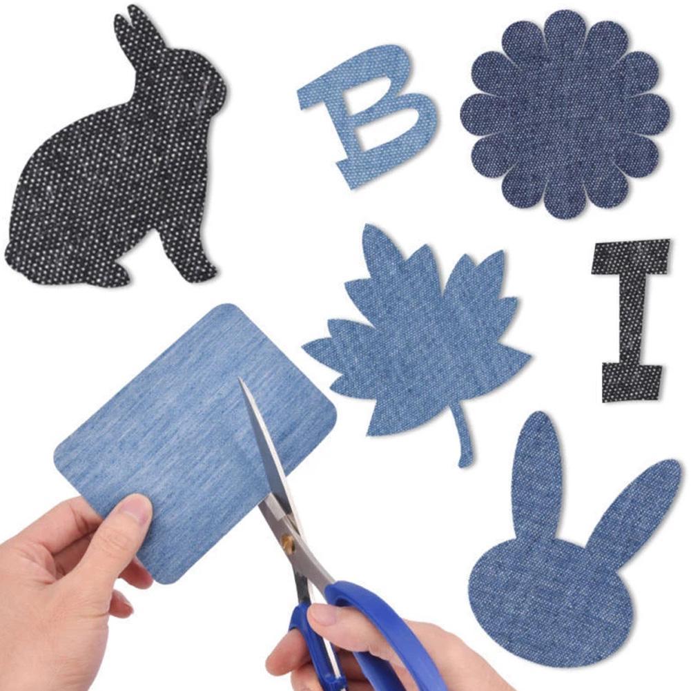 20 pz Denim Taglio Pezzo Ferro - Velcro Sew On recensione e prezzo