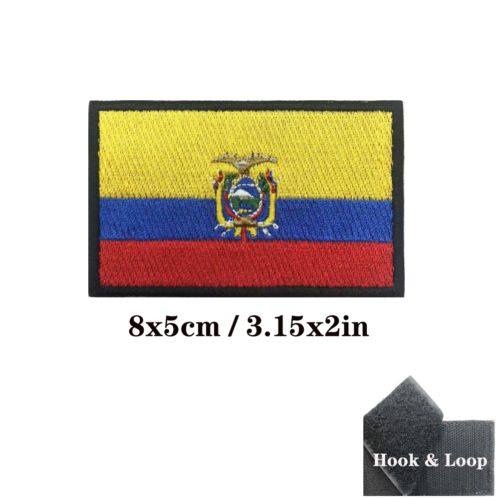 1PC bandiera equatoriana Ecuad - Velcro Sew On recensione e prezzo